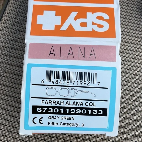 SPY Sunglasses with Orange Pouch Farrah Alana - thefablabs.dk display picture 2